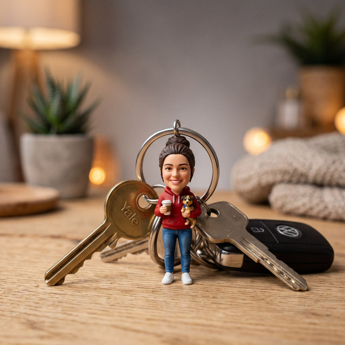 Porte-clé figurine 3D